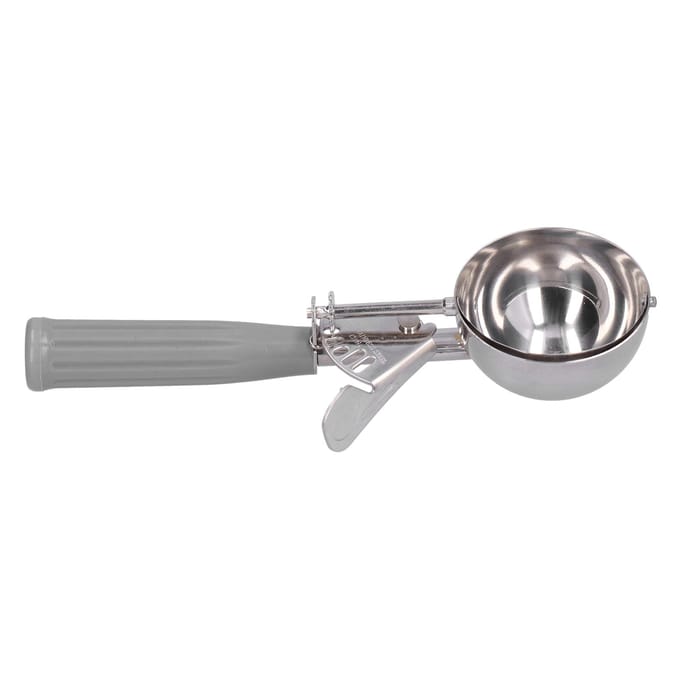 Cuillère à glace multifonctionnelle en acier inoxydable, 7 cm de diamètre gray