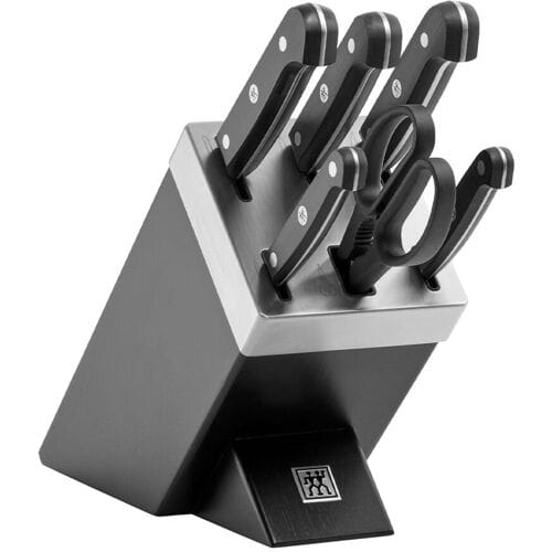 ZWILLING GOURMET SharpBlock - Zelfslijpend messenblok - 7 stuks - Zwart