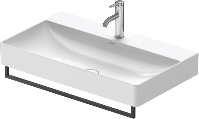 Duravit Toebehoren - Handdoekhouder, lengte 75 cm, mat zwart 0031214600