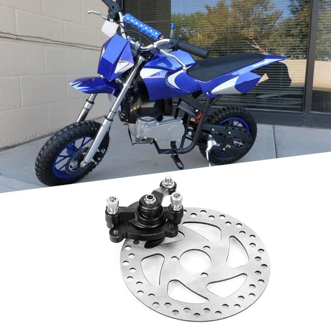 Mini Scooter Achter Schijfremset van Aluminiumlegering Remschijf+Remklauw voor Rotoren SUV's white