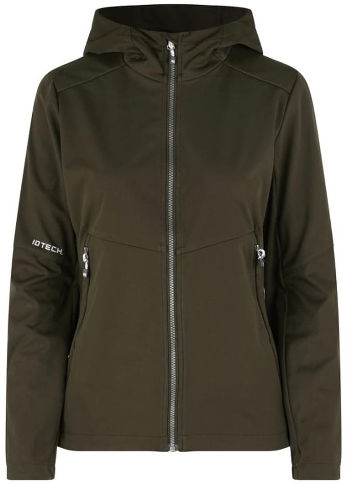 ID-Line 0837 Soft shell jacket light women OlijfgroenM