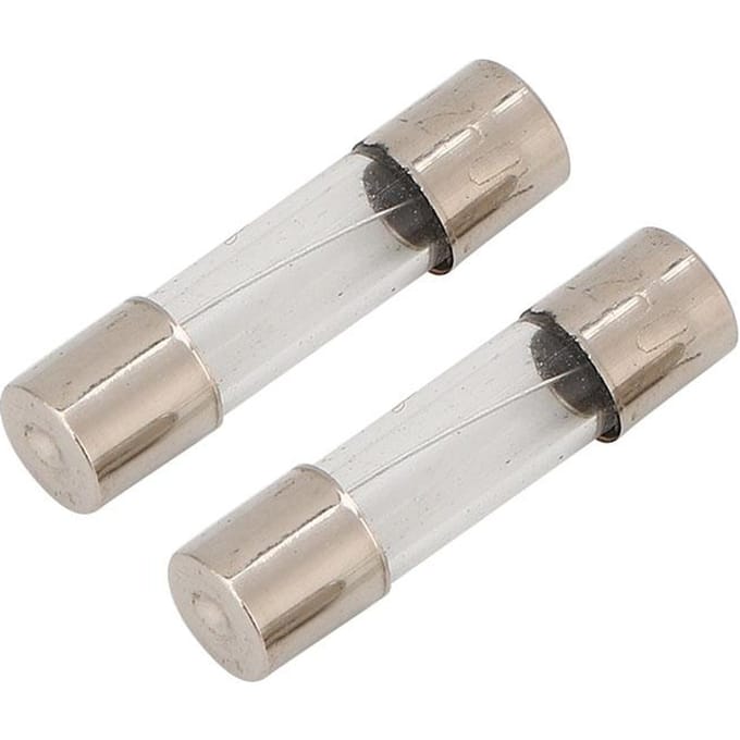 2 stuks 5x20mm Mobiliteitsscooter Zekering Oudere E-scooter Fiets Mobiliteitsscooter Accessoire gray