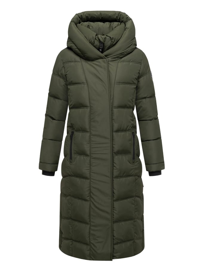 Navahoo dames gewatteerde mantel Engelsfeder XIV – warm, stijlvol & praktisch