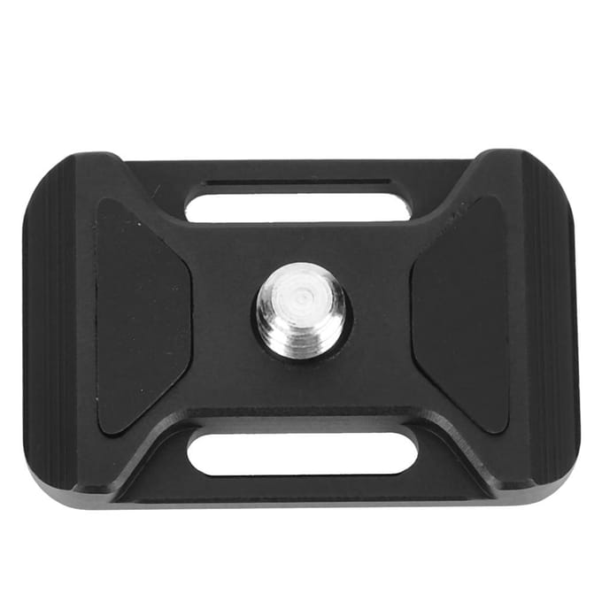 Universele Actiecamera Aluminiumlegering Snelontgrendelingsplaat Ophangriem Accessoire black