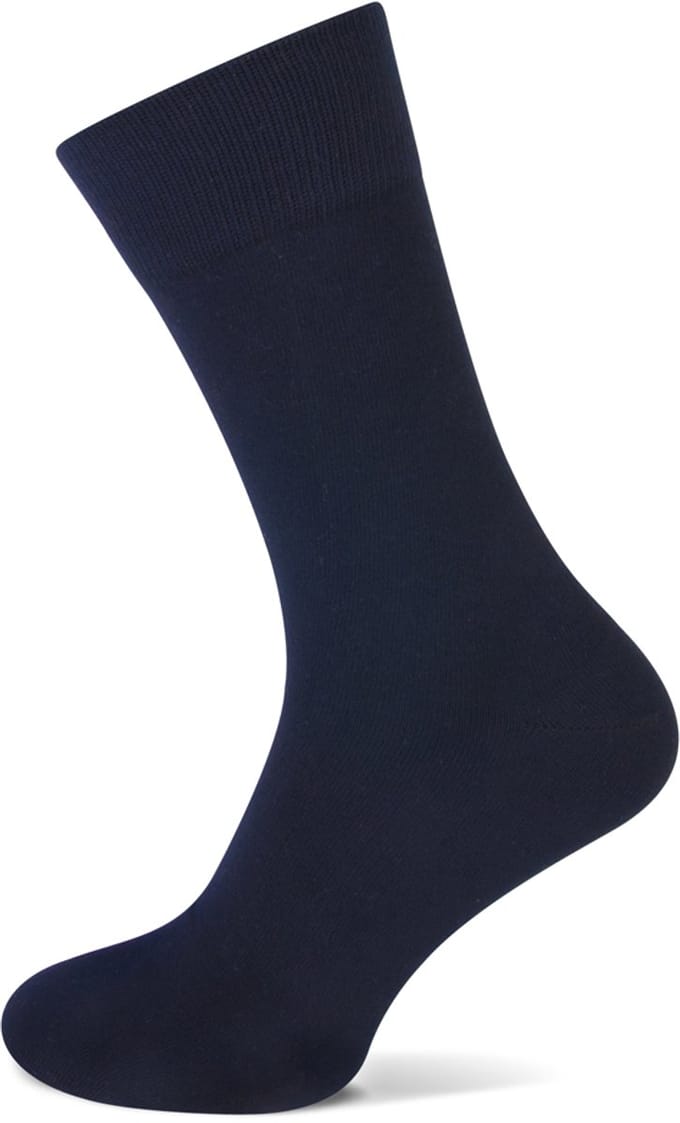 Basset Bamboe - Unisex Sokken - 4-pack - Marine - Maat 39/42