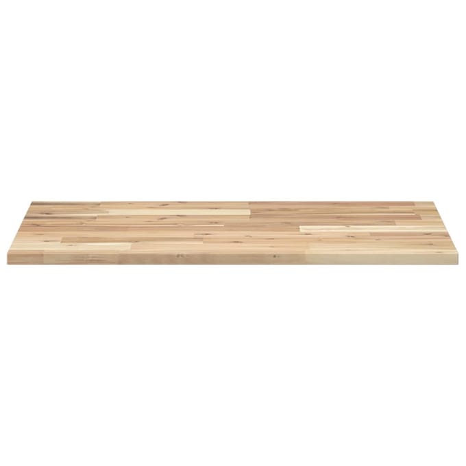 vidaXL - Wastafelblad - 60x50x2 - cm - onbehandeld - massief - acaciahout