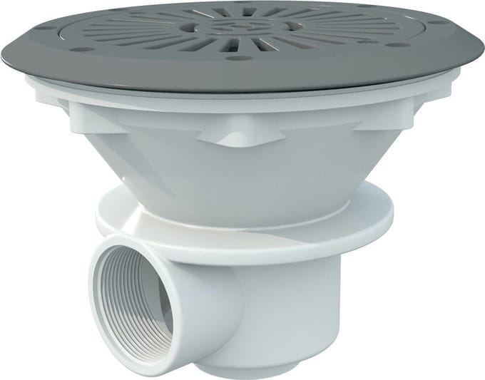 Astral ABS bodemput Ø230 mm - grijs