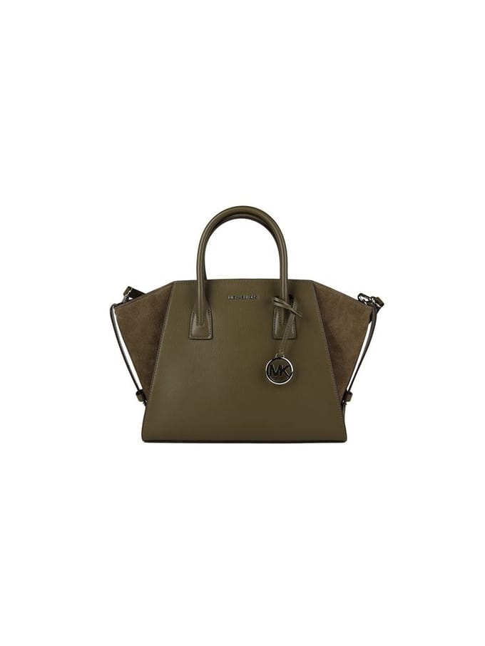Michael Kors Groene Leren Handtas