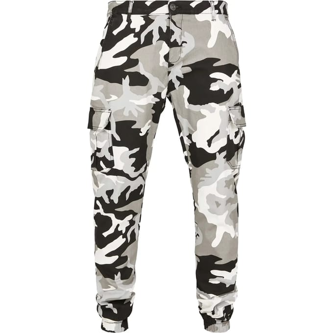 Urban Classics Camo Cargo Jogging Pants 2.0 Cargobroeken snow camo M