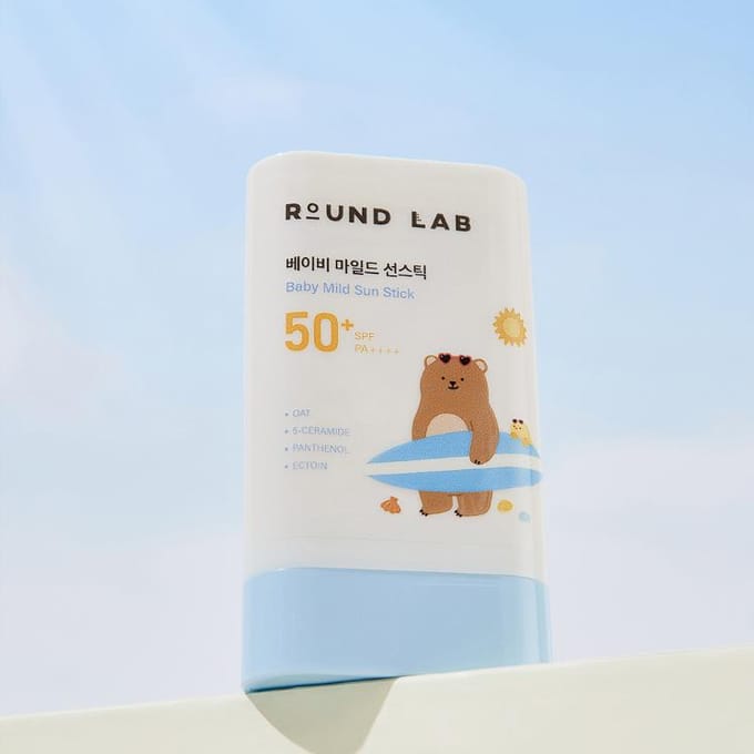 [ROUND LAB] Baby Milde Zonnebrandcrème SPF 50+ PA++++ 21g white