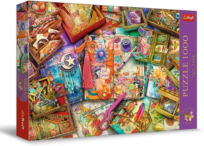 Trefl Photo Odyssey Serie - Legpuzzel - Theetijd Journalistbureau - Premium Plus Kwaliteit