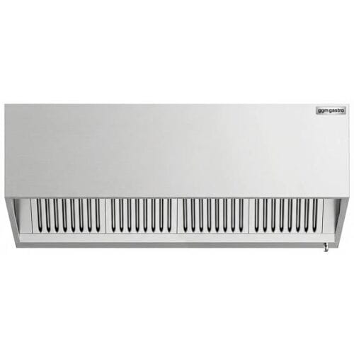 GGM Gastro Induktions-Kastenhaube - 1800mm - ohne Motor - mit Filter & Licht