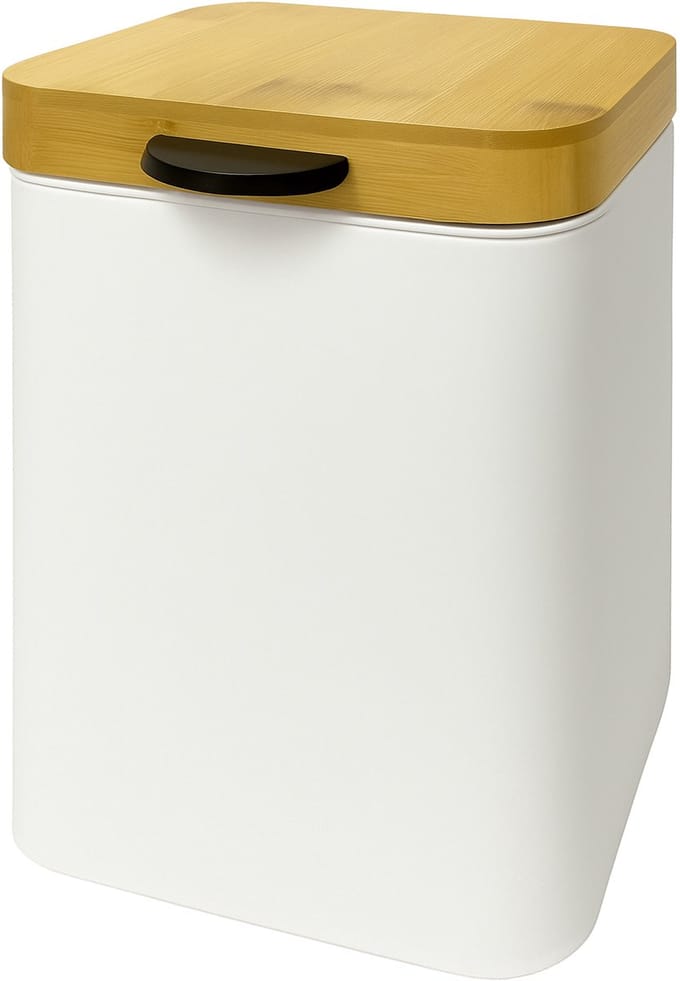 Badkamer prullenbak - 3 l - hangend - wit