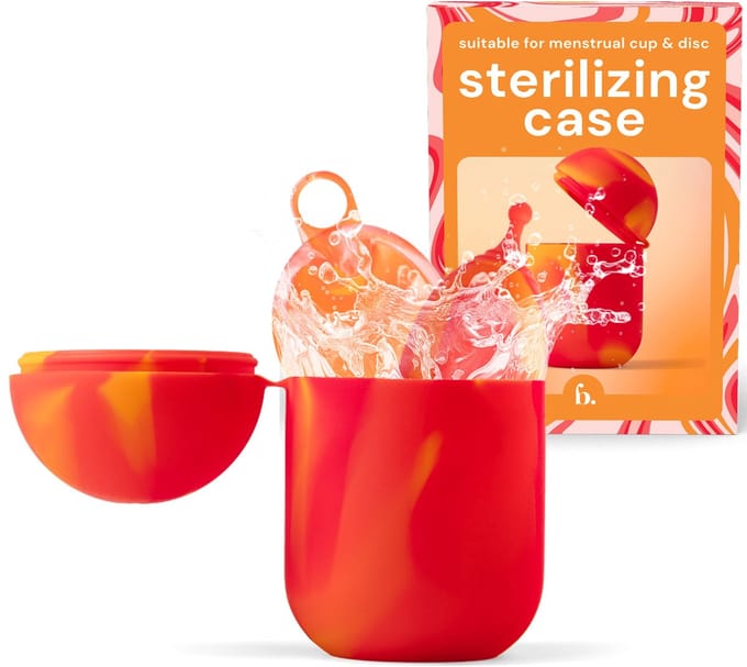 Bodyotics - Sterilisator Case voor Menstruatie Discs & Cups - Compact & Hygiënisch - Reinigingsdoos
