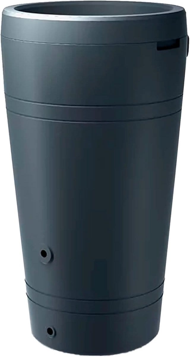 230L Regenwatertank - Antraciet - Compacte Oplossing voor Wateropslag