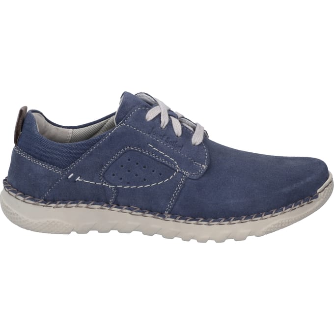 Josef Seibel WILSON 04 - Vrije tijdsschoenenHeren veterschoenHeren sneakersCasual - Kleur: Blauw - Maat: 41