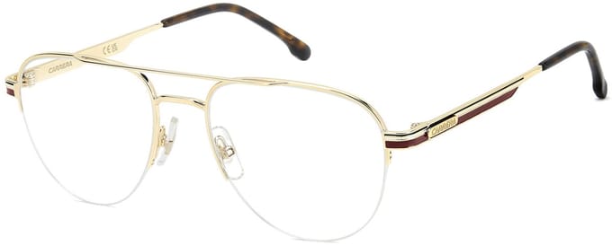 Carrera CARRERA 385 Gold striped red 55/19/145 MAN Brilmonturen