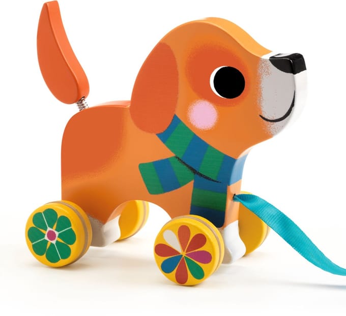 DJECO trekfiguur hond Lou 18 mnd+