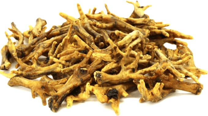 Chikko Quality - Gedroogde Bruine Kippenpoten - 100% Natuurlijk - 1Kg