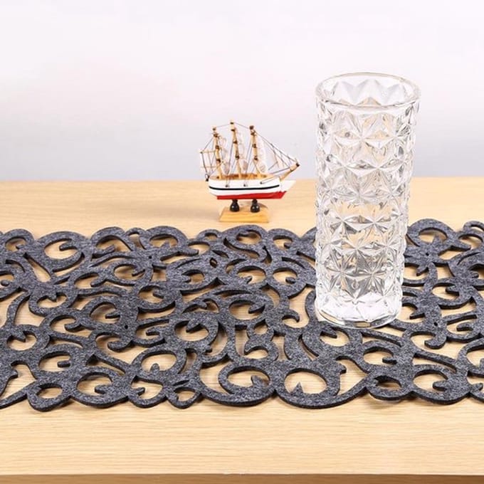 Zeynomax - Tabletop Runners - Tafelkleed - Elegant en duurzaam - Grijs - Placemats
