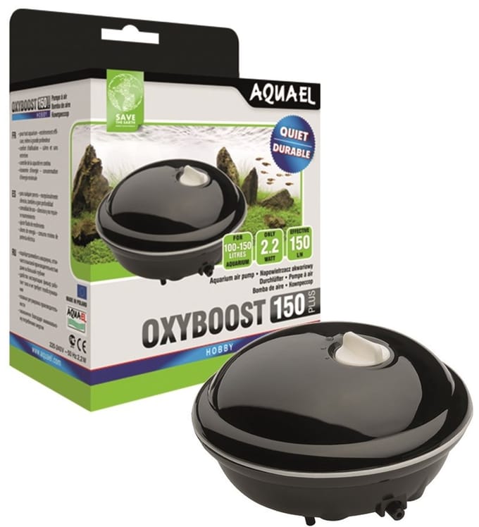 Aquael oxyboost +150 - Aquarium Pomp - Type: Luchtpomp - 150 liter/uur