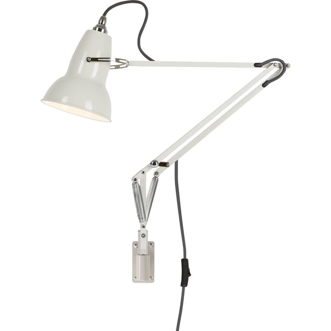 Anglepoise - Original 1227™ Bureaulamp - linnenwit - Ked - met muurbeugel