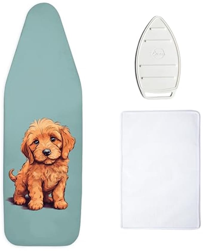 Groot Ijzeren Bord Deksel - Extra Dikke Vilt Pad - Sear-bestendig en Wasbaar - 124,5 x 38 cm
