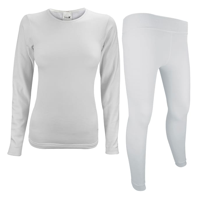 THMO - Dames thermo set lange mouw top & broek - Gezellig winterlaagje