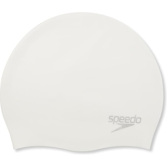 Speedo Unisex volwassene 2024 silicone badmuts (Wit)