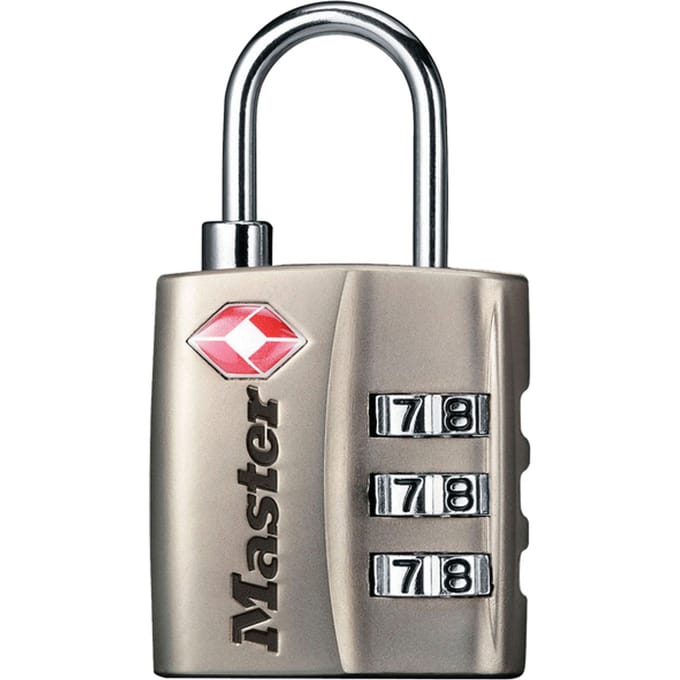 MasterLock 3-cijferig hangslot 30mm, TSA erkend, 4680EURDNKL