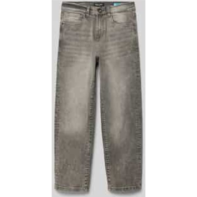 Straight fit jeans met Logopatch Model 'Garwell'