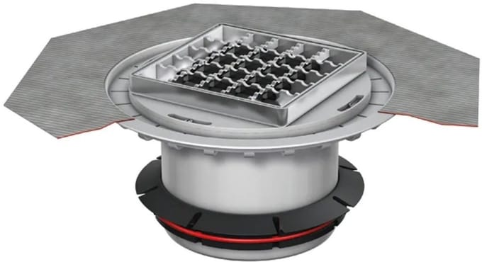 ACO Opzetstuk AV-Selecta 194x194/L15 Kst./antislip/RoosterV2A/los ingel., 9519.60.97