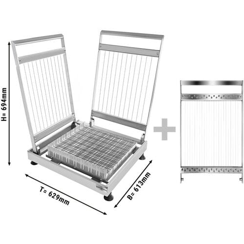 GGM Gastro Pralinenschneider - Drahtabstand: 15, 22,5 & 30mm - doppelt - inkl. 3 Rahmen