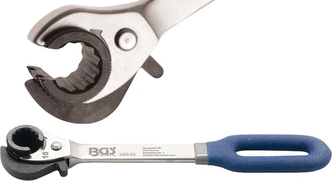 BGS ratels ringsleutel open SW 10 mm - 30830