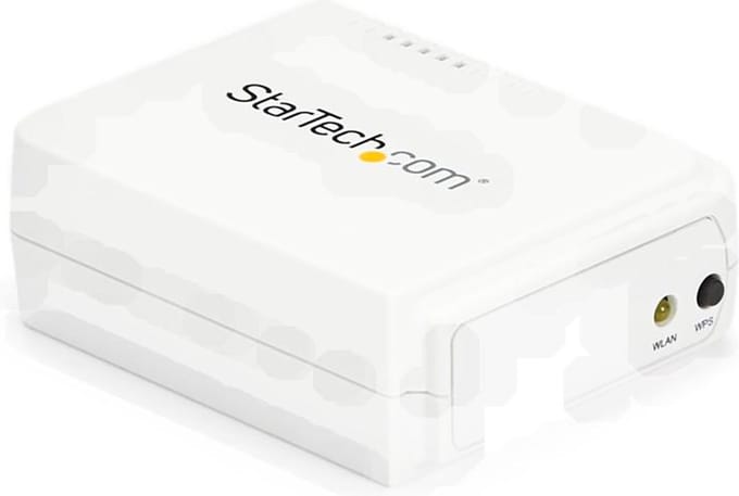 StarTech.com 1 Port USB Draadloos N Netwerk Print Server