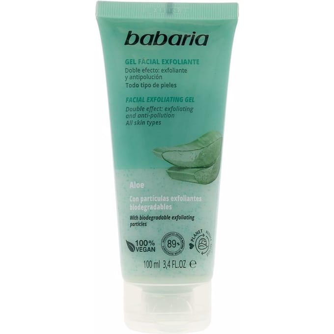 Babaria Aloë Vera Gel Gezichts Exfoliant 100 ml