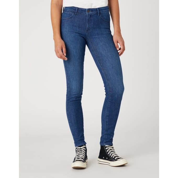 Wrangler jeans Blauw Denim-28-32