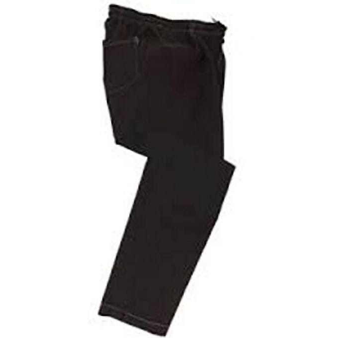 Le Chef Unisex Vouwbestendige Prep-broek (Zwart)