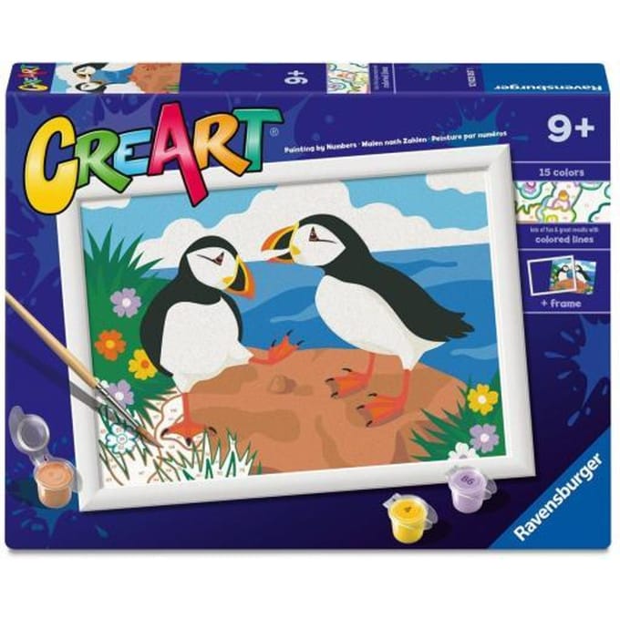 Ravensburger CreArt, papegaaien duiker Schilderen