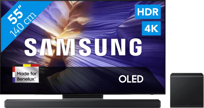 Samsung 55" OLED S90F 4K (2025) + Samsung HW-QS700F (2025)