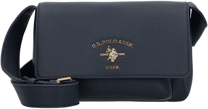 U.S. POLO ASSN. schoudertas Stanford Flap Bag Navy donkerblauw