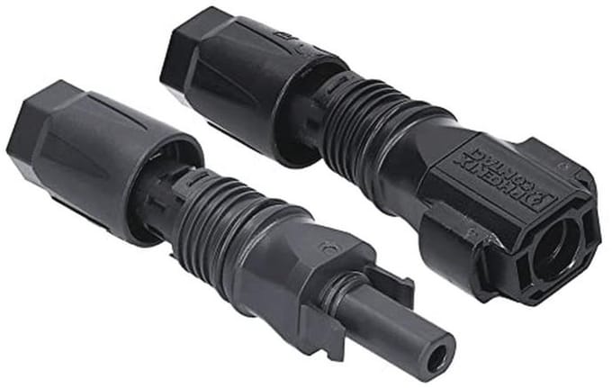 Zonnestekker Set voor Zonne-installaties - Black - Sunclix Connectoren