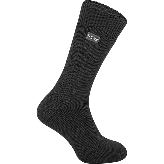 THMO - Fleece gevoerde thermo wintersokken voor heren - Houtskool