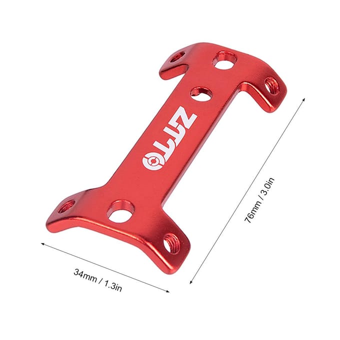 Aluminiumlegering Dubbelkoppige Fiets Bidonhouder Verlengstuk Mountainbike Waterfles Kooi Bevestiging zwart