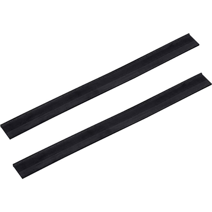 Vervangende raamreinigingsbladen voor Window Vac 2 stuks wisserrubber accessoire navulling 2 Pcs 280mm Blade black