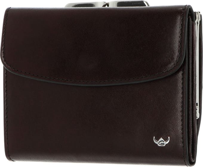 Golden Head Leren portemonnee Colorado RFID Protect Bügelbörse 2123 Bordeaux wijnrood
