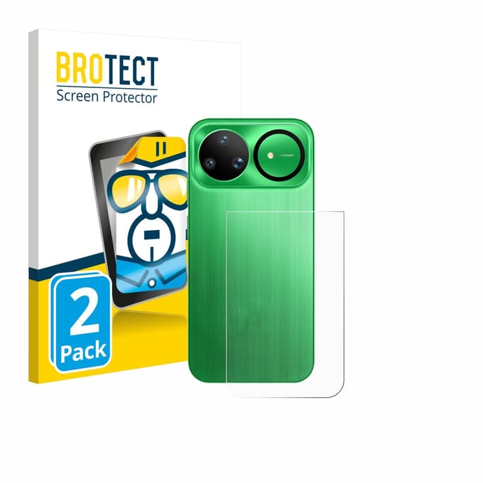 BROTECT - Screenprotector voor Huawei Nova 15 Ultra (Achterkant) - Folie Beschermfolie transparant 2 Stuks