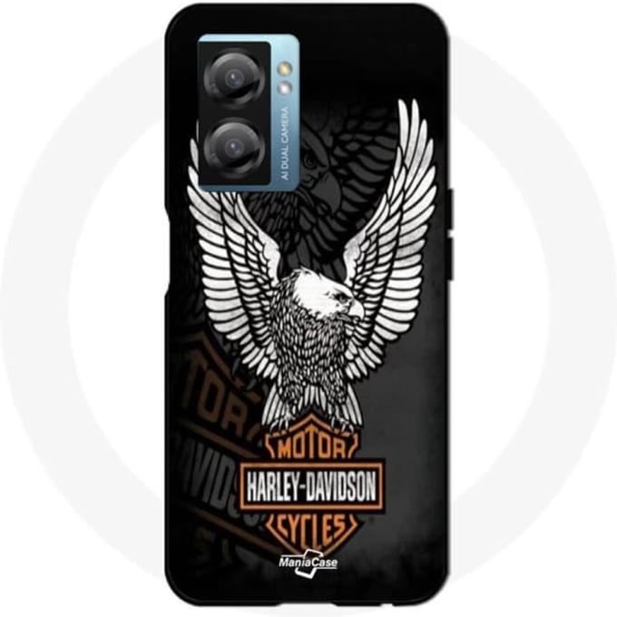 Coque Oppo A77 5G harley davidson mini poster logo aigle