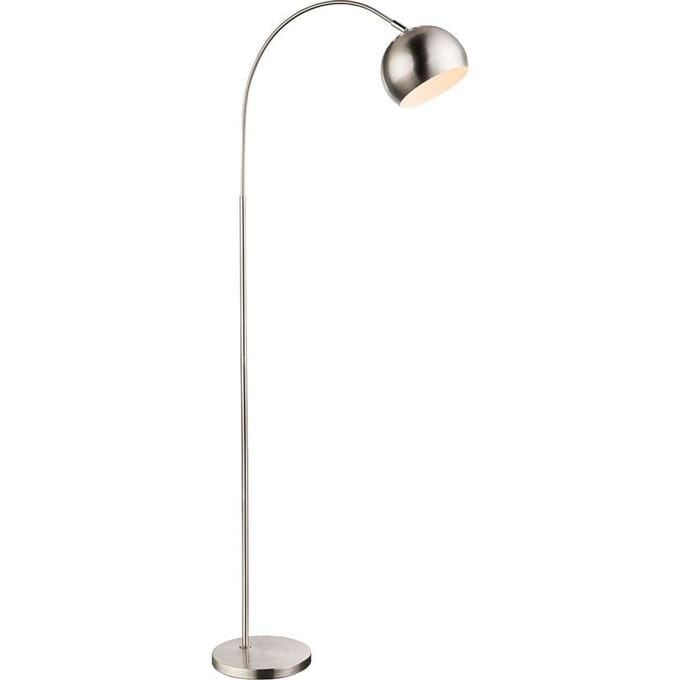 Globo vloerlamp Benno - chroom - metaal - 24779N