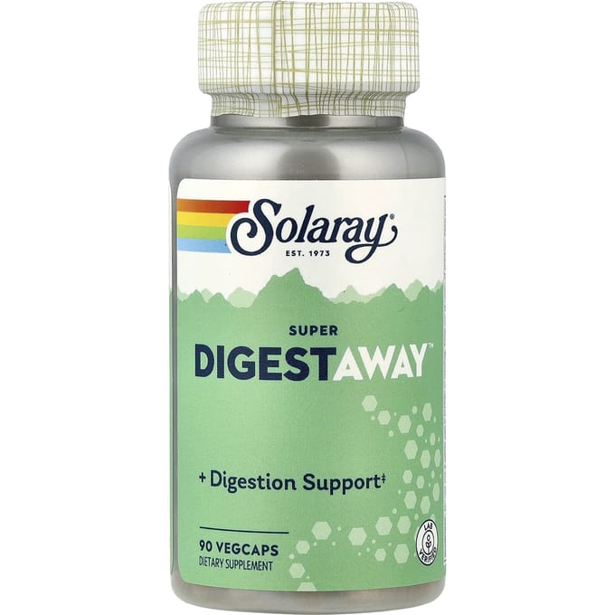 Super Digestaway, Spijsverteringsenzymenmix, 90 capsules (Groente)